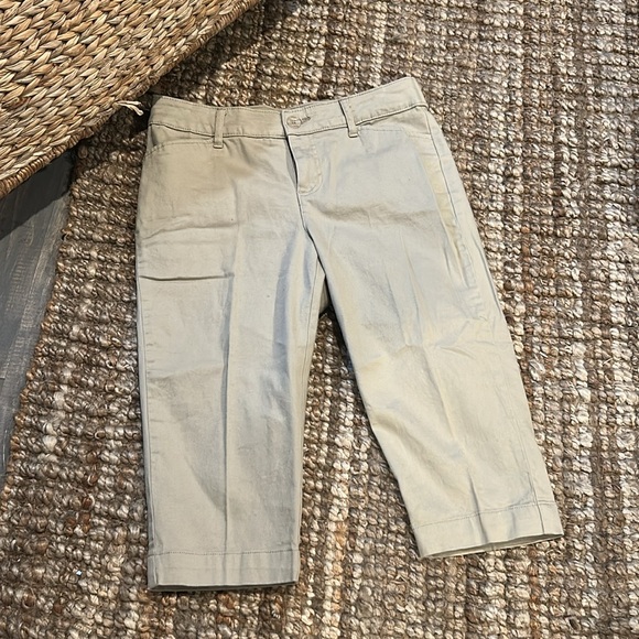 Womens Capris St John's Bay Crop Pants John's Bay Women's Tan